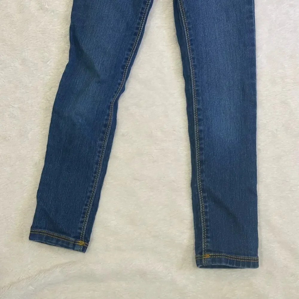 Girl's Gymboree Pull On Jeans sz 5 Elastic Waist Jeans